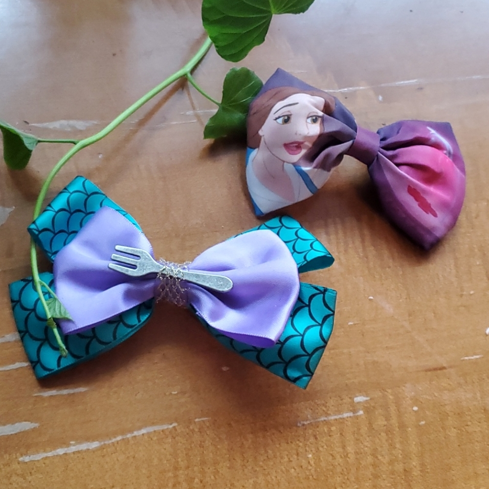 Disney Bows The Little Mermaids and Beauty